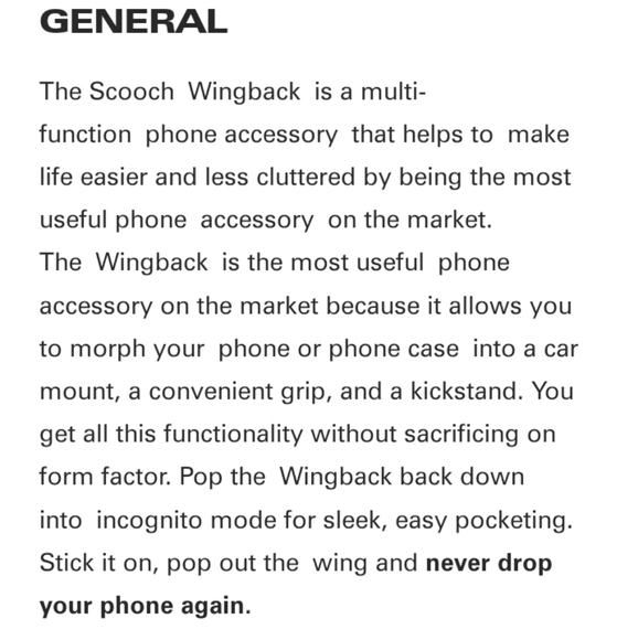 Scooch Wingman 5-in-1 Case for the iPhone 6.5" - Picture 7 of 13